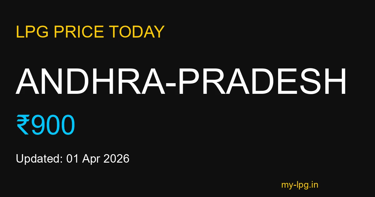 Andhra-pradesh LPG Gas Price Today April 2026