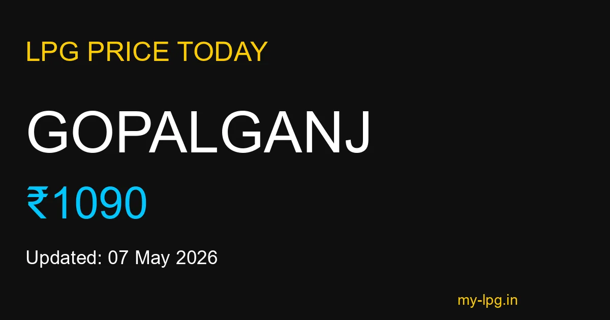 Gopalganj LPG Gas Price Today May 2026