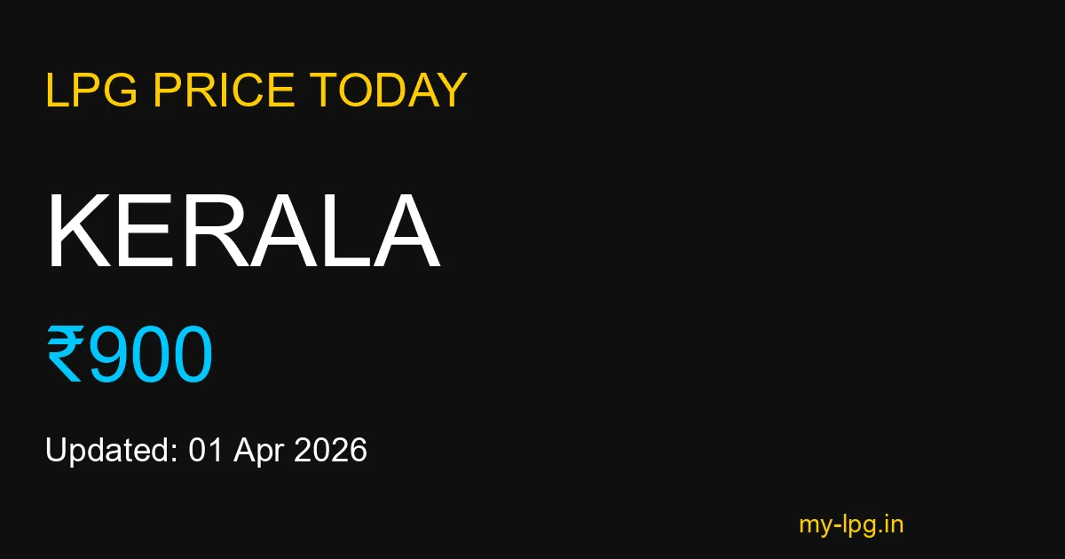 Kerala LPG Gas Price Today March 2026