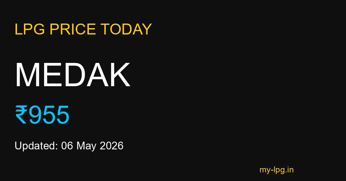 Medak LPG Gas Price Today May 2026