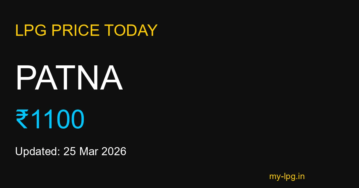Patna LPG Gas Price Today March 2026