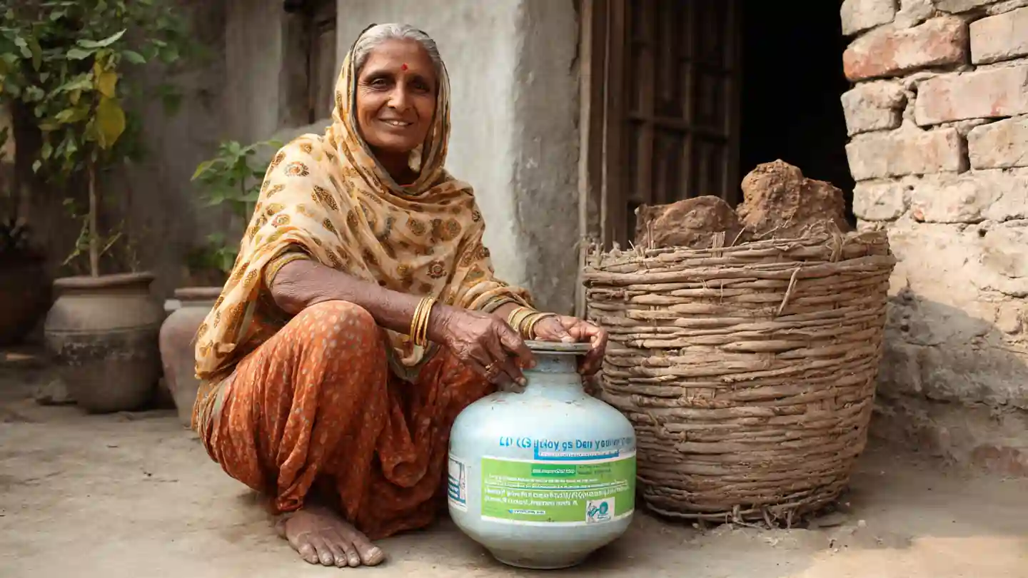 Woman checking Ujjwala Yojana Beneficiary List 2025 on mobile