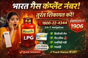 🔥 भारत गैस कंप्लेंट नंबर: तुरंत शिकायत करें और समाधान पाएं 2026