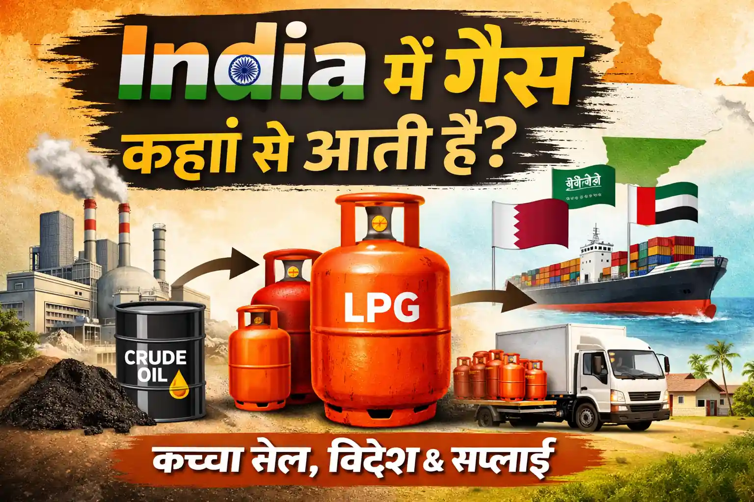 India mein Gas Kahan Se Aata Hai