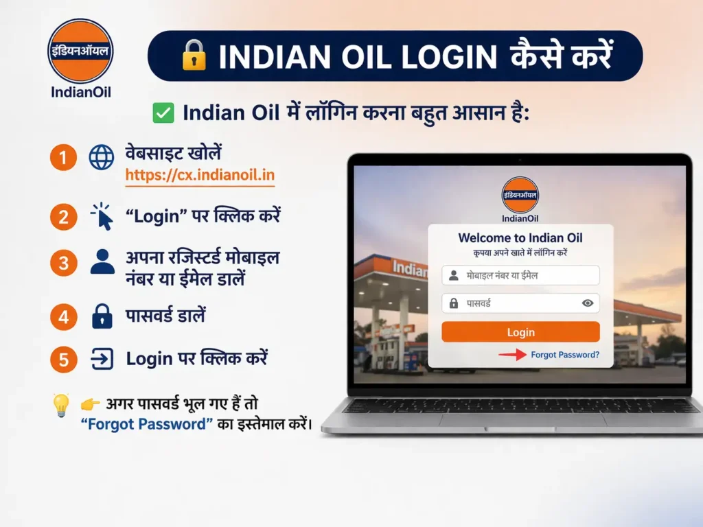 indian oil login