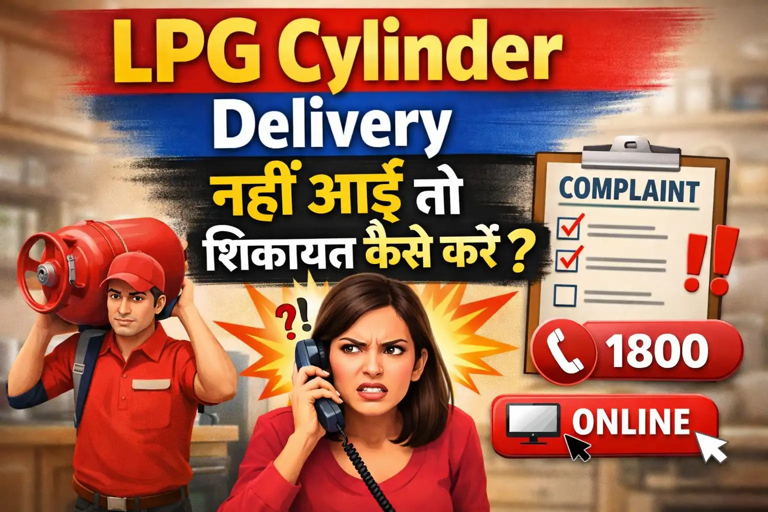 LPG delivery complaint