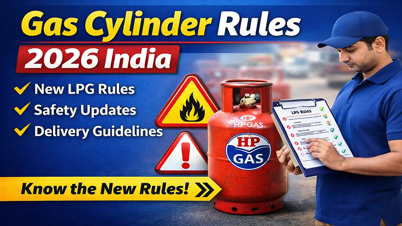 Gas Cylinder Rules 2026 India safety and delivery guidelines