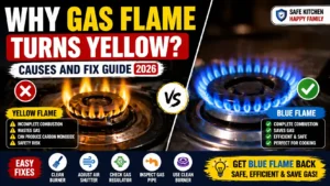 Why Gas Flame Turns Yellow – Causes and Fix Guide