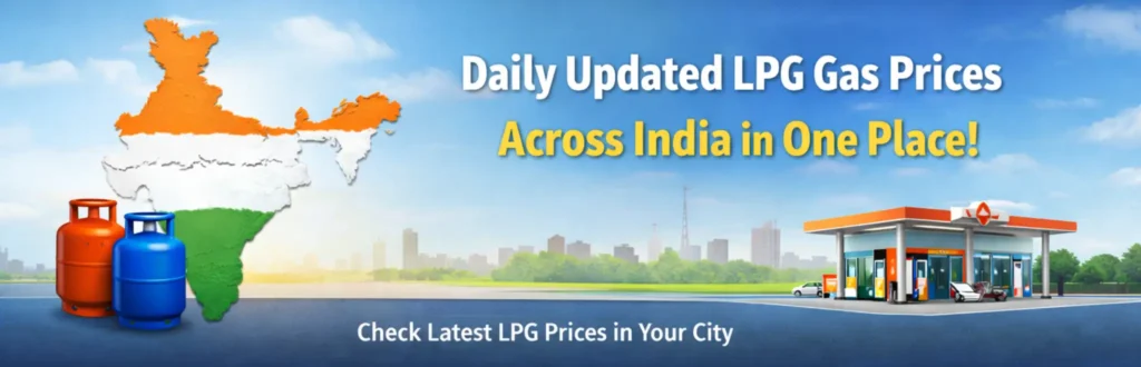Today LPG gas price in India