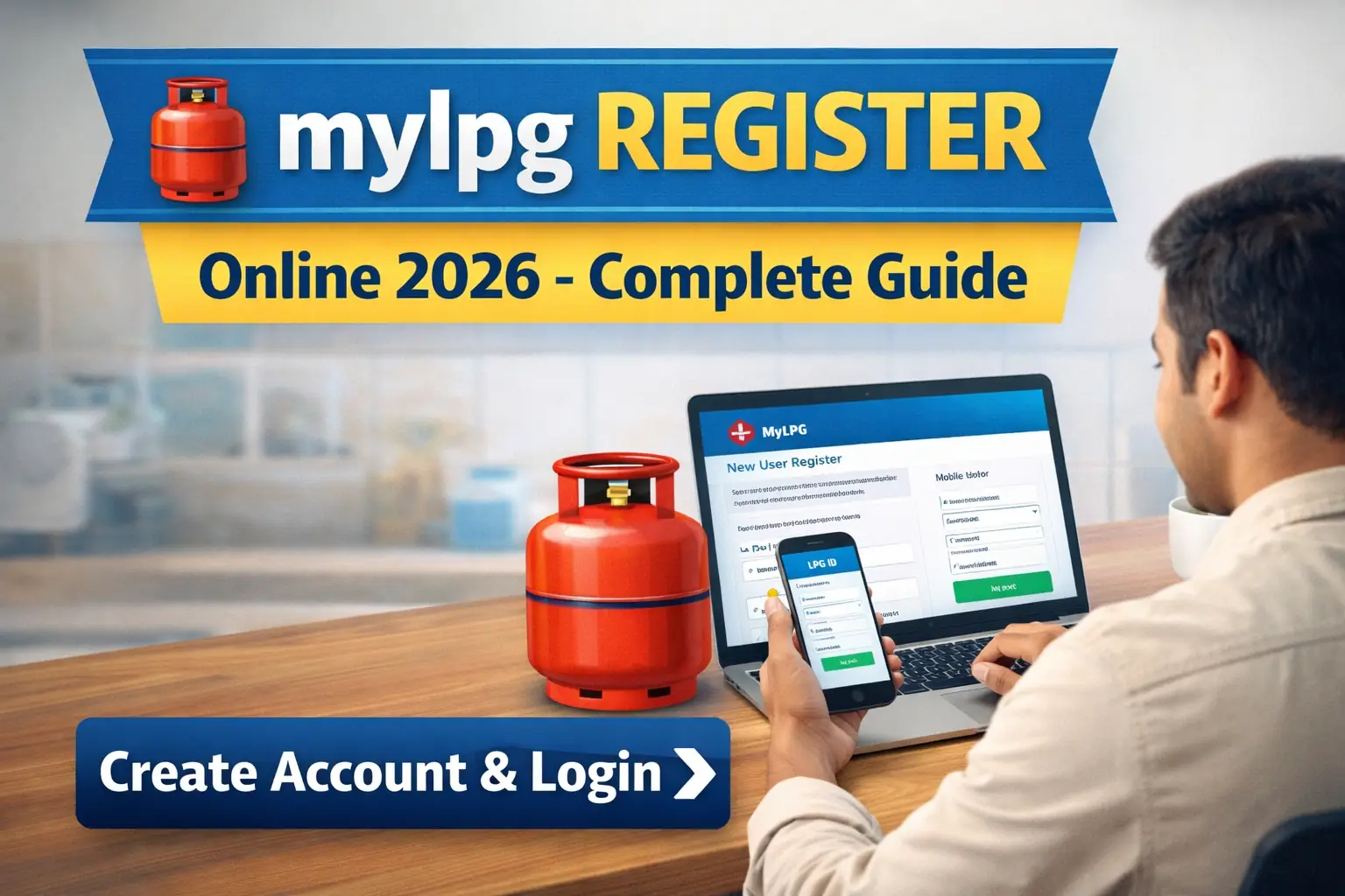 mylpg register online process step by step